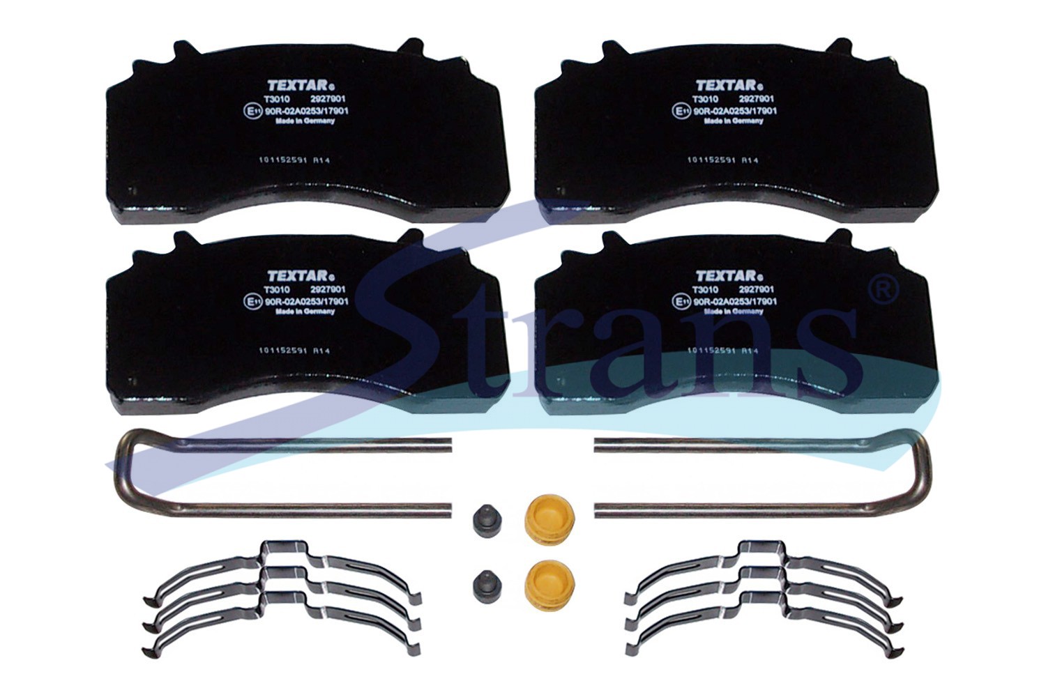 Колодки Гальмівні Man Tgs/tgx >2007 Перед./зад. 2927901